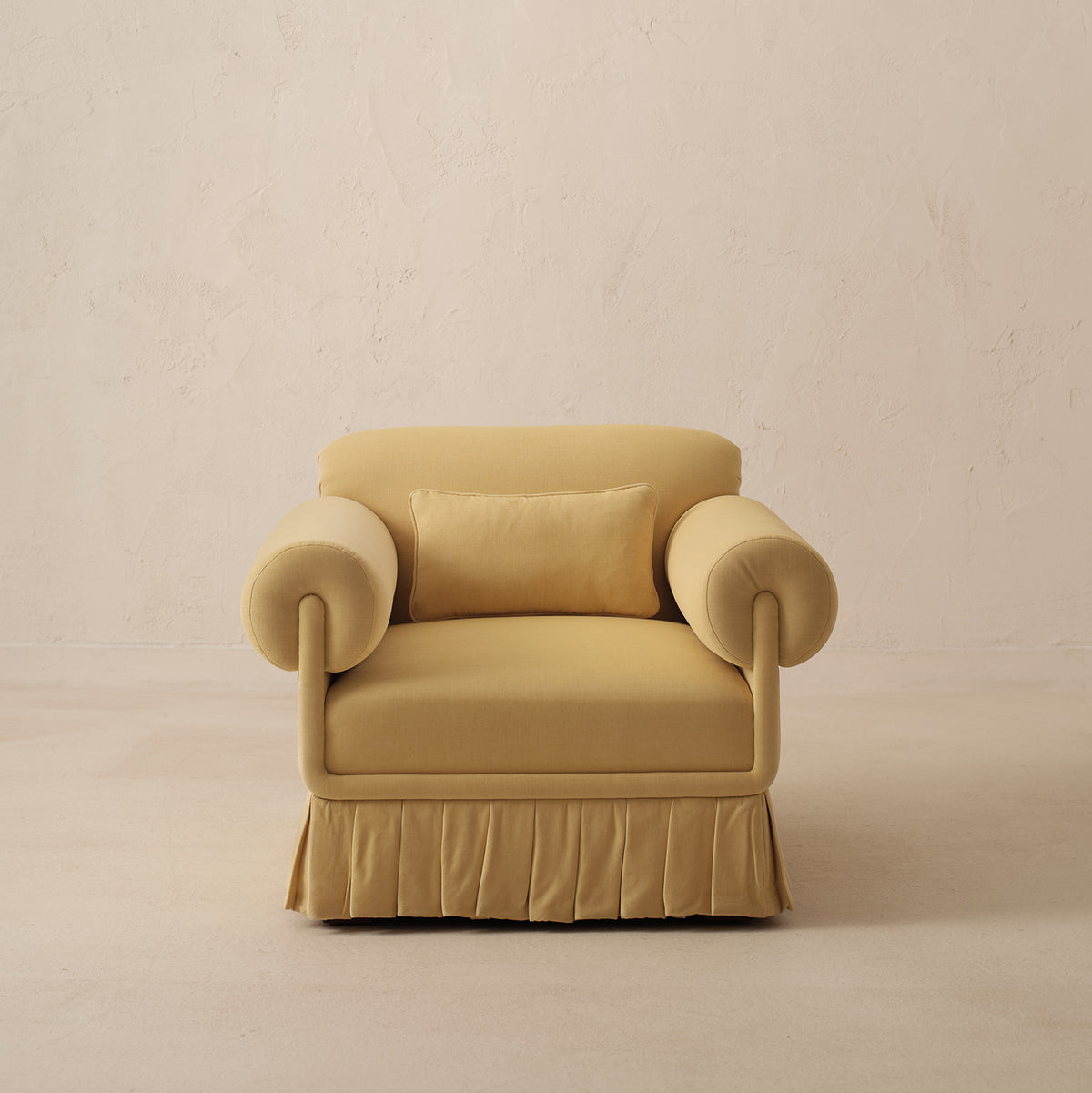 Alba Lounge Chair - yellow in stock