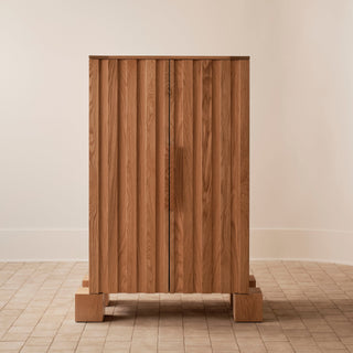 Fort Cabinet Tall - Oak in stock