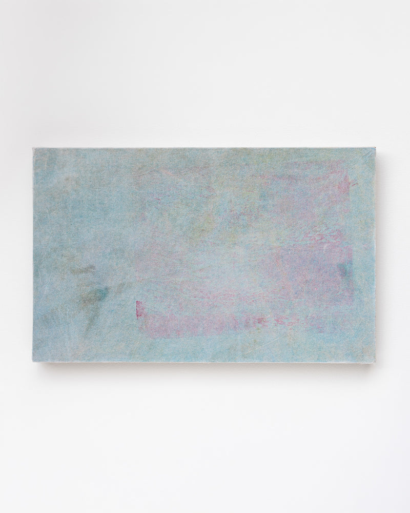 A sky blue, with rubine