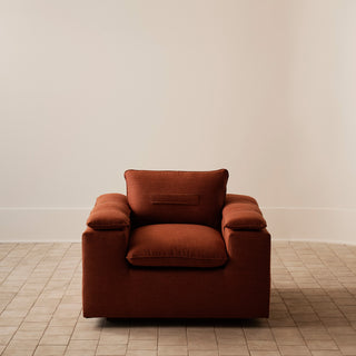 Bivvy Lounge Chair - Rust in stock