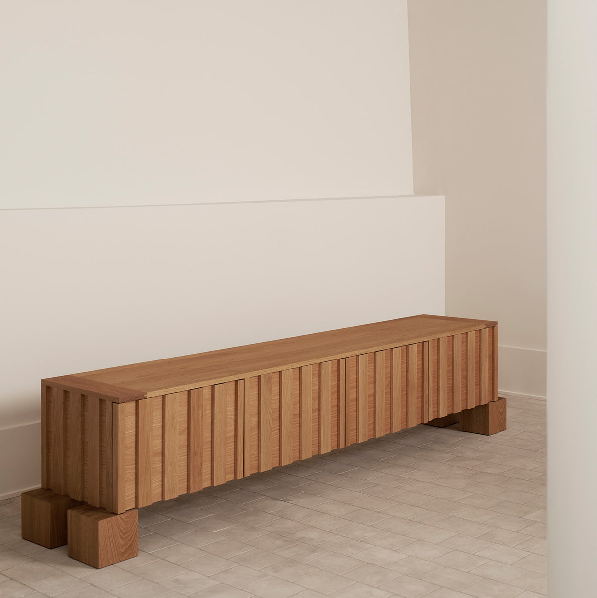 Fort Credenza - Oak in stock