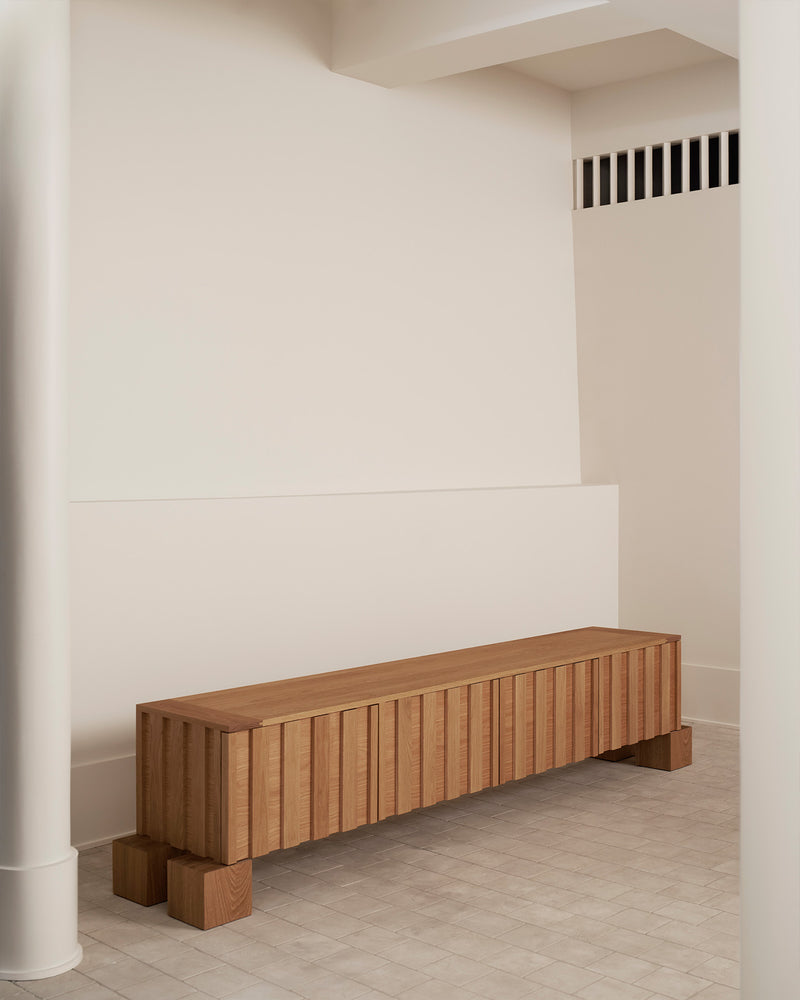 Fort Credenza - Oak in stock