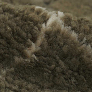 Irregular Grid Hand-Knotted Wool Rug