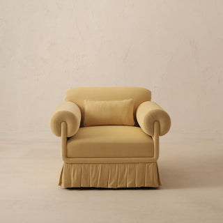 Alba Lounge Chair - yellow in stock